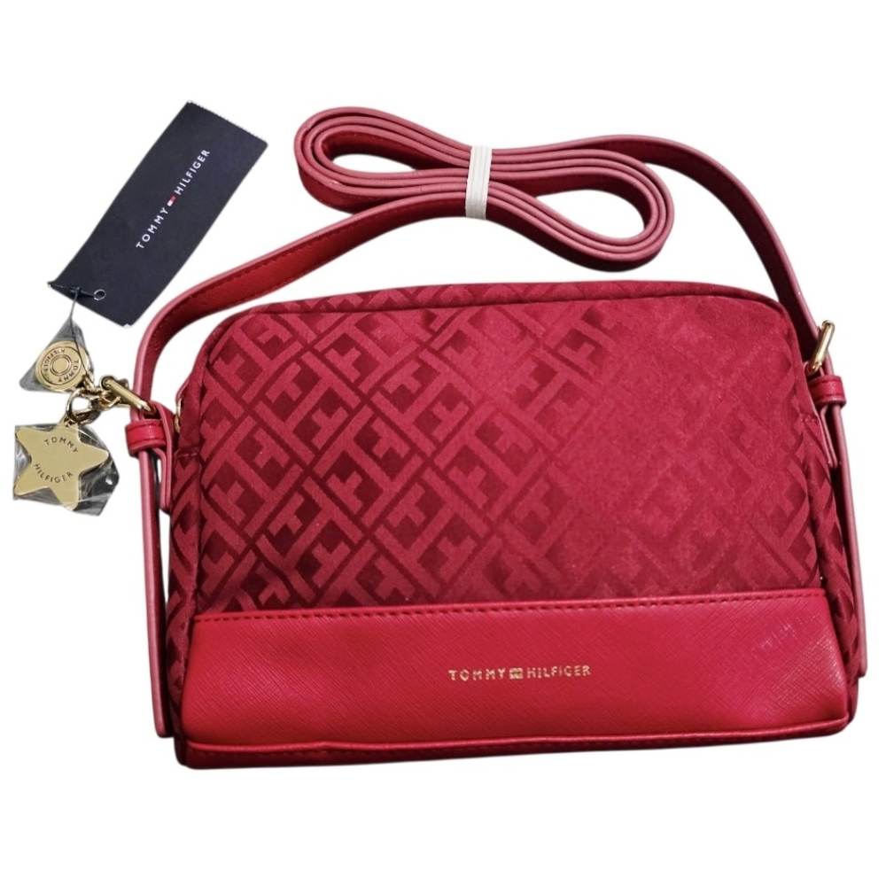Tommy Hilfiger Bold Red Crossbody Bag